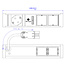 BACHMANN VENID 2x Geaard stopcontact, 2x ABD 1x USB Oplader, zwart