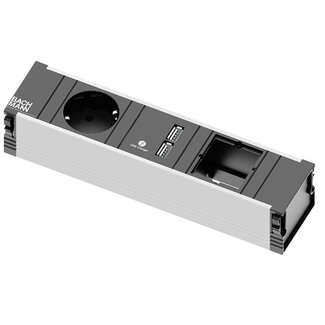 Bachmann BACHMANN CONI Klein 1x Geaard stopcontact 1x USB oplader 1x ABD