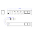 BACHMANN CONI 4xCEE7/3 2xCM 0,2m GST18 RAL9010