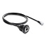 Delock Cable RJ12 plug to RJ12 jack for installation 1 m black