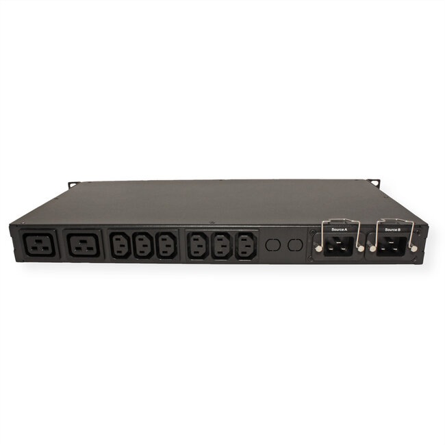 ROLINE 19" automatische omschakelaar, 2x C20 / 6x C13 + 2x C19, 16A