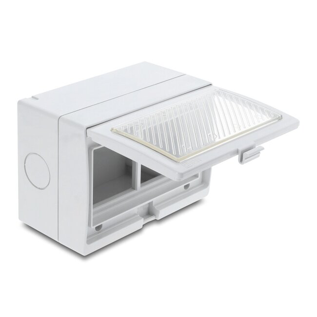 Delock Easy 45 Surface-mounted Housing IP55 waterproof 4 Port