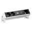BACHMANN DESK2 2xCEE7/3 1xUSB C/C 65W, 1xCM L=0,2m INOX