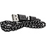 InLine® houtplaat, USB powerbank 5.000mAh, met LED-display, echt hout, walnoot