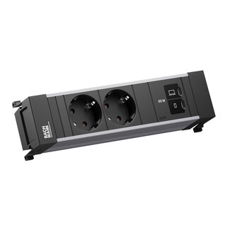 Bachmann BACHMANN POWER FRAME 2xCEE7/3, 1xUSB C/C 65W L=0,2m