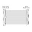 InLine® slotbeugel parallel, met 25-pins Sub D BU naar 26-pins BU strip, 0,5m