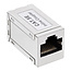 InLine® Metalen patchkabel koppeling Cat.5e, 2x RJ45 female, afgeschermd