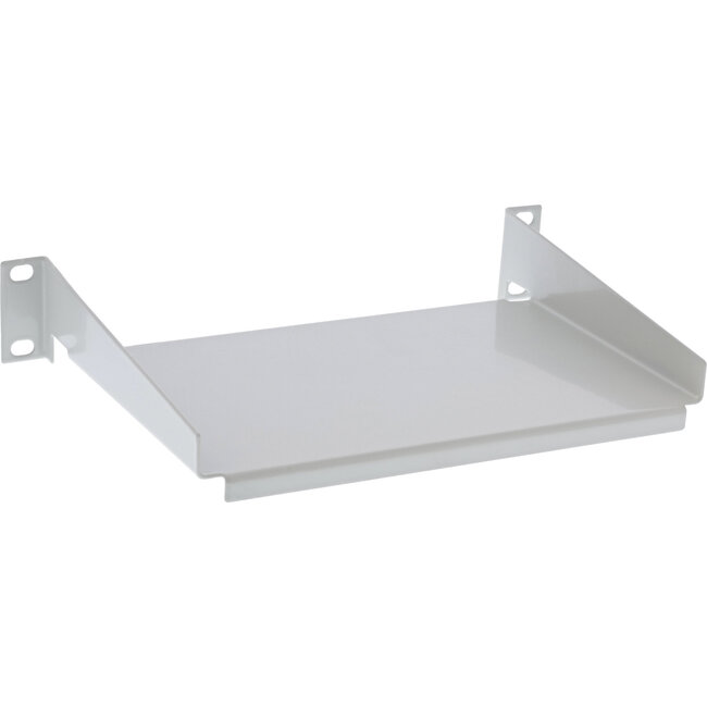 InLine® 10" plank, 160 mm, 10 kg, 1U, RAL 7035 grijs