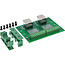 InLine® klemmenblok, 2x RJ45 aansluiting, recht, voor DIN-rail