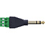 InLine® 6,35 mm stereo-stekker naar aansluitblok, stereo, 3-polig