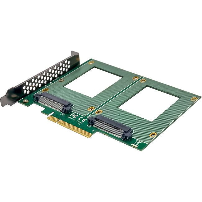 InLine® PCIe kaart naar 2x interne U.2 NVMe SFF-8639 - Bifurcatie, PCIe x8