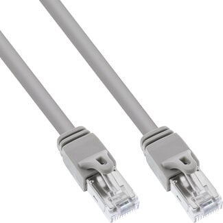 InLine InLine® Patchkabel,S/FTP (PiMf),Cat.6 gecertificeerd,250MHz,PVC,koper,grijs,0,3m