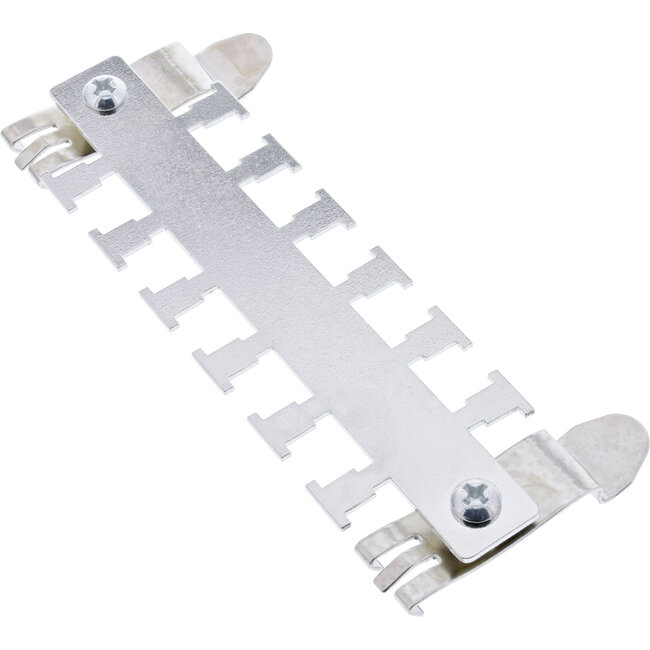 InLine® kabelmanagementstrip voor montage op bovenkaprail (TS35) metaal