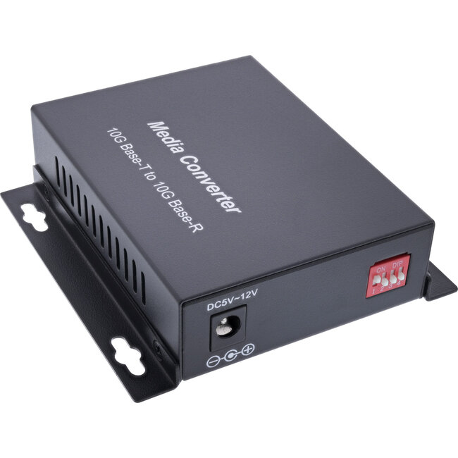 InLine® Netwerk Media Converter 10Gb/s TP naar SFP+ glasvezel (voor LC duplex)