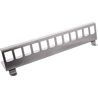InLine InLine® Keystone SNAP-In metalen modulehouder, 12-voudig voor opzetrail