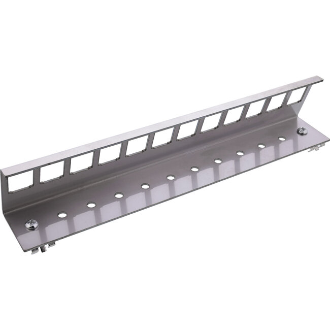 InLine® Keystone SNAP-In metalen modulehouder, 12-voudig voor opzetrail