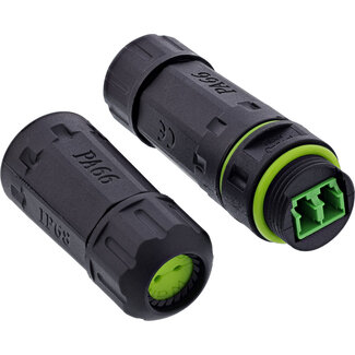 InLine InLine® Glasvezel koppelaar LC, IP68, 2x2 LC-bus, buiten, M20
