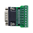 InLine® klemmenblok D-Sub 9-plug, schroefaansluiting, schroefzekering