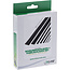 InLine® Kabelhuls set, zwart