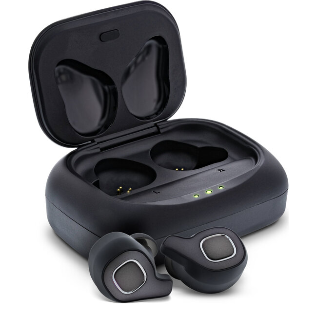 InLine® PURE Air TWS, Bluetooth-hoofdtelefoon met TWS, met Qi-Case PowerBank