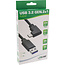 InLine® USB 3.2-kabel, USB-C-stekker schuin naar A-stekker, zwart, 2m