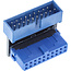 InLine® USB 3.0-adapter intern, male / female, onderaan haaks