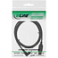 InLine® USB 2.0-minikabel, male A/Mini-B male 5-pin top haaks 90°, zwart, 1,5m