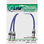 InLine® Cinch-Y kabel, 1x Cinch male naar 2x Cinch female, 0,25m