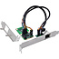 InLine® Mini-PCIe Gigabit netwerkkaart, 1x RJ45, halve grootte, incl. module
