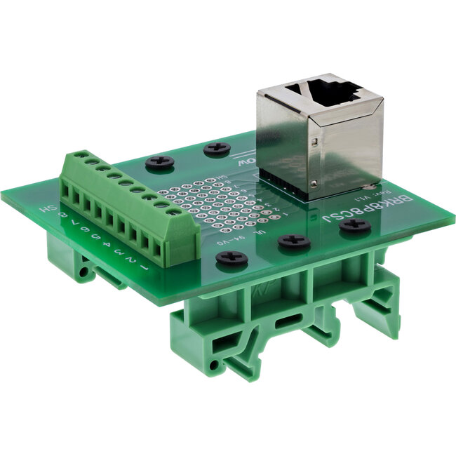InLine® klemmenblok, RJ45-connector, naar boven, voor opzetstuk