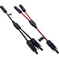InLine® Solar kabel 2-voudige verdelerset zwart/rood 0,36m