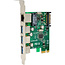 InLine® Combo kaart Gigabit netwerk en USB 3.2 Gen.1, 1x RJ45, 3x USB-A, PCIe x1