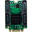 InLine® interfacekaart M.2 Key B+M naar 4x SATA-aansluiting, RAID, HyperDuo