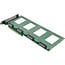 InLine® PCIe kaart naar 4x interne U.2 NVMe SFF-8639 - Bifurcatie, PCIe x16