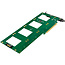 InLine® PCIe kaart naar 4x interne U.2 NVMe SFF-8639 - Bifurcatie, PCIe x16
