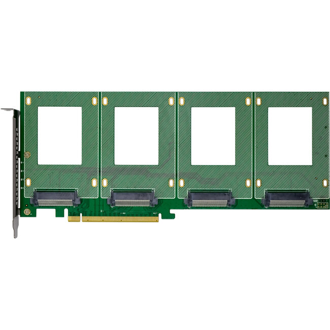 InLine® PCIe kaart naar 4x interne U.2 NVMe SFF-8639 - Bifurcatie, PCIe x16