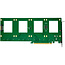 InLine® PCIe kaart naar 4x interne U.2 NVMe SFF-8639 - Bifurcatie, PCIe x16