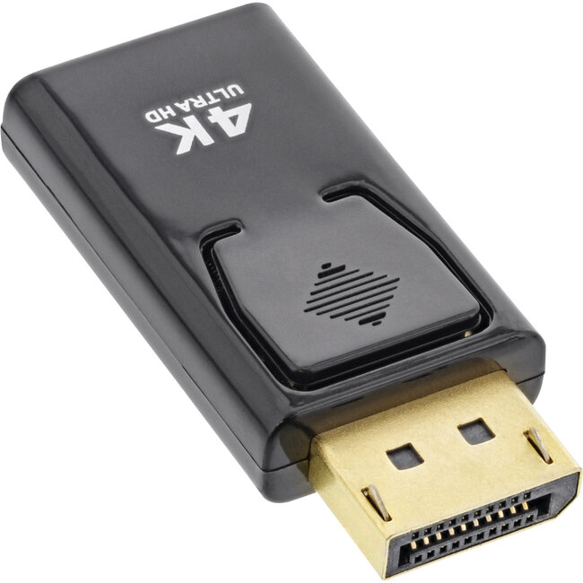 InLine® Converter DisplayPort male naar HDMI female, 4K/60Hz, met audio