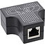InLine® Cat.5e STP T-adapter (poortverdubbelaar),RJ45 female naar 2x RJ45 female