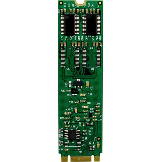 InLine® interfacekaart M.2 naar 2x seriële 9-pins connector