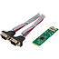 InLine® interfacekaart M.2 naar 2x seriële 9-pins connector