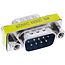InLine® Mini geslachtswisselaar, 9-pin male / male