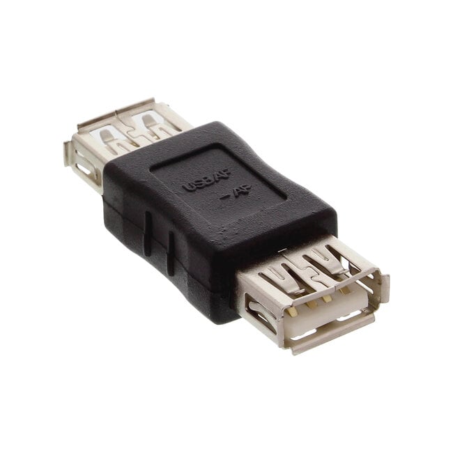 InLine® USB 2.0 adapter, female A naar female A