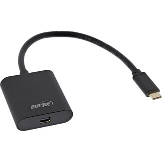 InLine InLine® USB Display Converter, USB-C male naar Mini DisplayPort 4K/60Hz, zwart