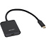 InLine® USB Display Converter, USB-C male naar Mini DisplayPort 4K/60Hz, zwart