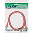 InLine® patchkabel, Cat.6A, S/FTP, TPE (LSZH), CCA, rood, 1m