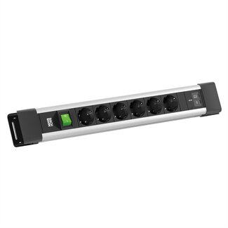 Bachmann BACHMANN CONNECTUS 6xCEE7/3 1xSchalter, 1xUSB C/C 65W L=2,0m CEE7/7 grau