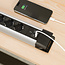 BACHMANN CONNECTUS 6xCEE7/3 1xSchalter, 1xUSB C/C 65W L=2,0m CEE7/7 grau