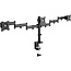 InLine® bureausteun voor 3x TFT/LCD/LED tot 68cm (27"), max. 3x8 kg