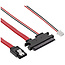 InLine® SATA verbindingskabel voor Banana Pi,met data- + stroomaansluiting,0,35m